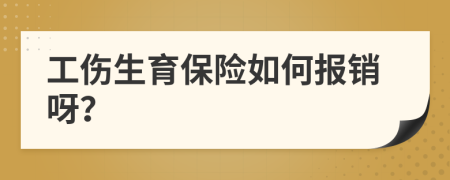 工伤生育保险如何报销呀？