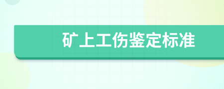 矿上工伤鉴定标准