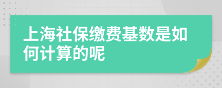 上海社保缴费基数是如何计算的呢
