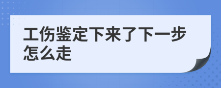 工伤鉴定下来了下一步怎么走