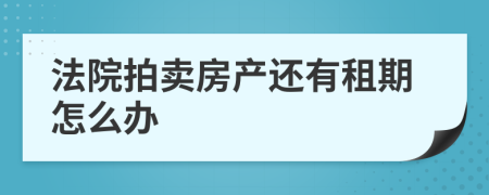 法院拍卖房产还有租期怎么办