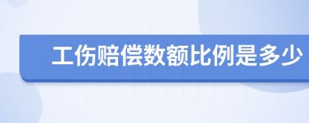 工伤赔偿数额比例是多少