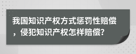 我国知识产权方式惩罚性赔偿，侵犯知识产权怎样赔偿？