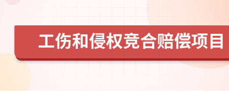 工伤和侵权竞合赔偿项目