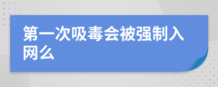 第一次吸毒会被强制入网么