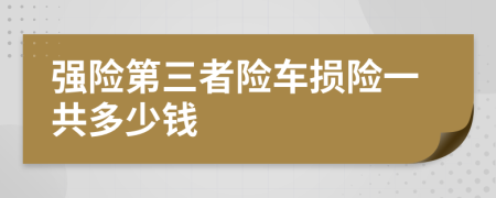 强险第三者险车损险一共多少钱