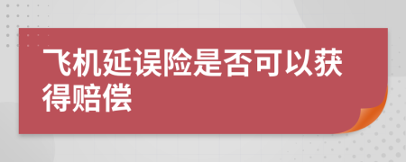 飞机延误险是否可以获得赔偿