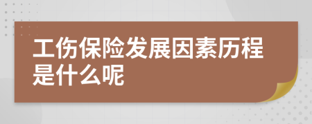 工伤保险发展因素历程是什么呢