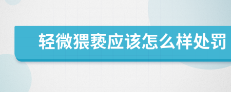 轻微猥亵应该怎么样处罚