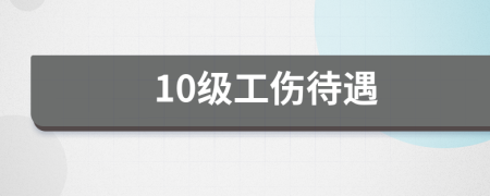 10级工伤待遇