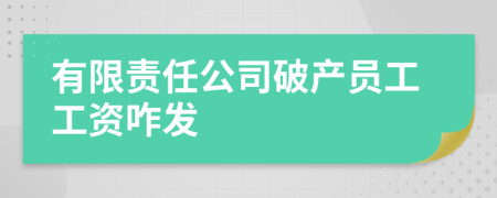 有限责任公司破产员工工资咋发
