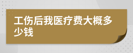 工伤后我医疗费大概多少钱