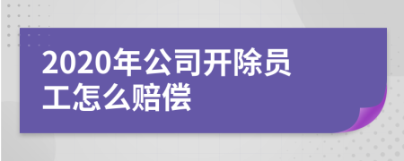 2020年公司开除员工怎么赔偿