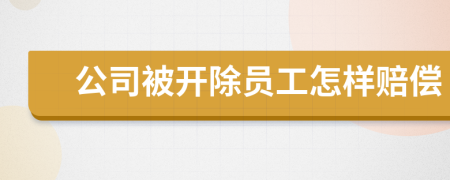 公司被开除员工怎样赔偿