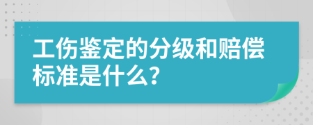 工伤鉴定的分级和赔偿标准是什么？