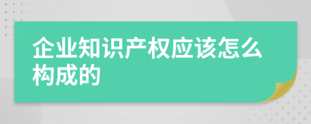 企业知识产权应该怎么构成的