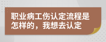 职业病工伤认定流程是怎样的，我想去认定