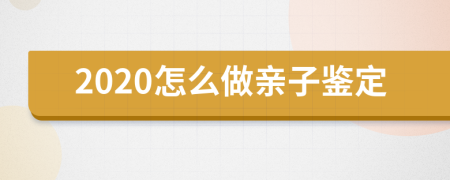 2020怎么做亲子鉴定