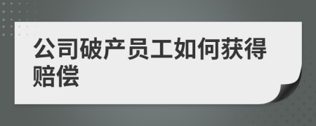 公司破产员工如何获得赔偿