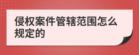 侵权案件管辖范围怎么规定的