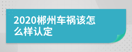 2020郴州车祸该怎么样认定