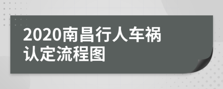 2020南昌行人车祸认定流程图