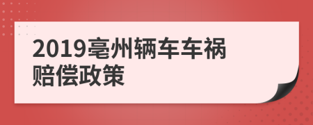 2019亳州辆车车祸赔偿政策