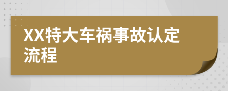 XX特大车祸事故认定流程