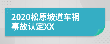 2020松原坡道车祸事故认定XX