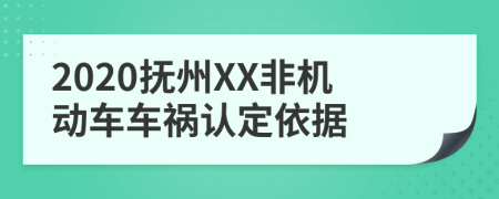 2020抚州XX非机动车车祸认定依据