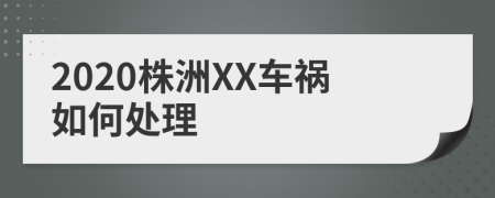 2020株洲XX车祸如何处理