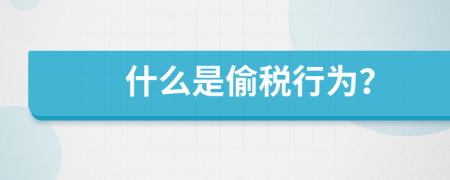什么是偷税行为？