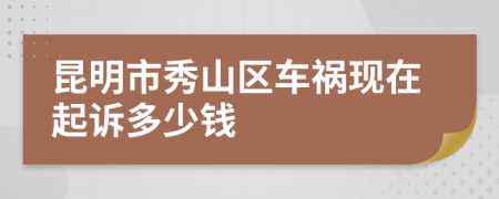 昆明市秀山区车祸现在起诉多少钱