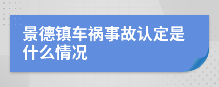 景德镇车祸事故认定是什么情况