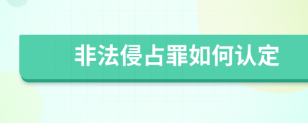 非法侵占罪如何认定