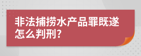 非法捕捞水产品罪既遂怎么判刑?