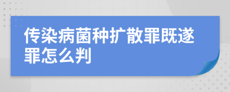 传染病菌种扩散罪既遂罪怎么判