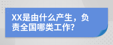 XX是由什么产生，负责全国哪类工作？