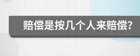 赔偿是按几个人来赔偿？