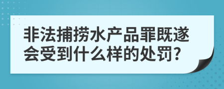 非法捕捞水产品罪既遂会受到什么样的处罚?