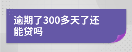 逾期了300多天了还能贷吗