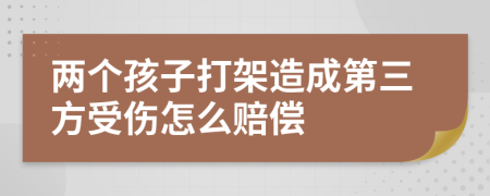 两个孩子打架造成第三方受伤怎么赔偿