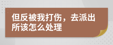 但反被我打伤，去派出所该怎么处理