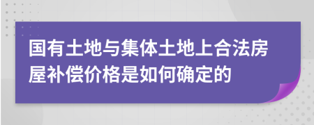 国有土地与集体土地上合法房屋补偿价格是如何确定的