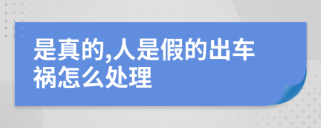 是真的,人是假的出车祸怎么处理
