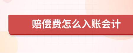 赔偿费怎么入账会计