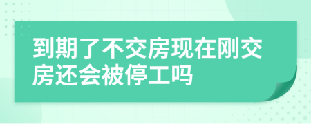 到期了不交房现在刚交房还会被停工吗