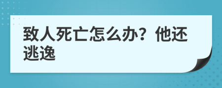 致人死亡怎么办？他还逃逸