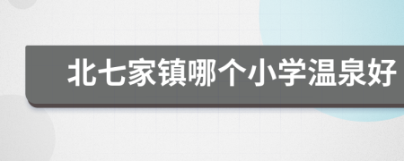 北七家镇哪个小学温泉好