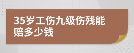 35岁工伤九级伤残能赔多少钱